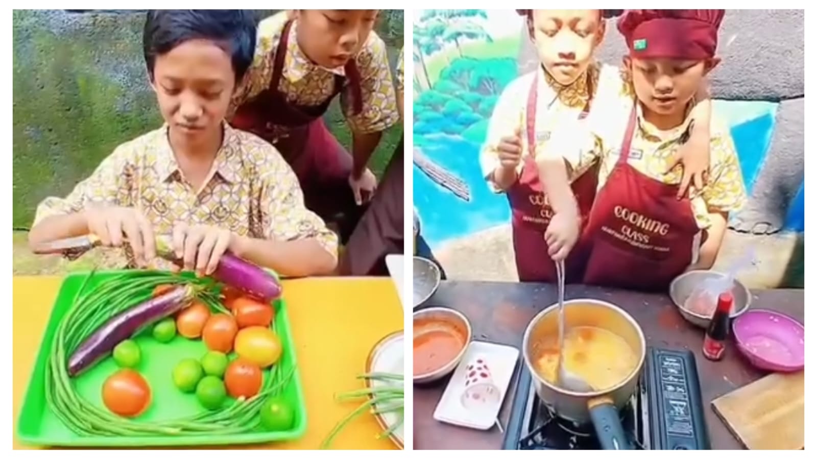 SD AKAR PANRITA MAMMINASATA MENGADAKAN COOKING CLASS